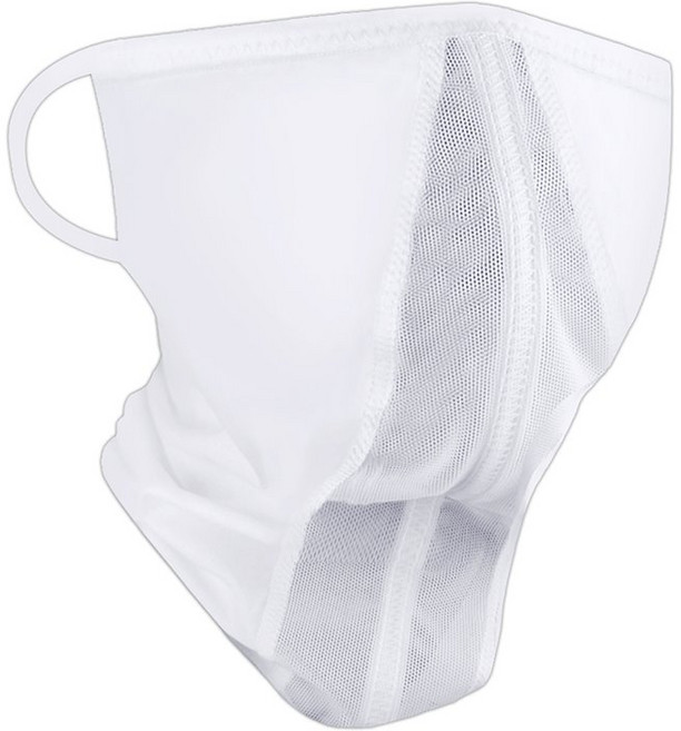 스킨쿨러 자외선 차단 마스크 쿨마스크, 화이트, 1개