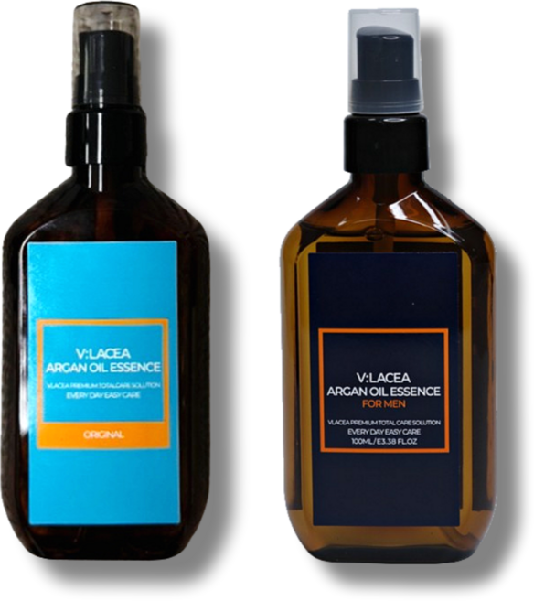 [1+1 교차가능] 블라세아 아르간 오일 헤어 에센스 100ml V:LACEA 오리지널 남자전용 2종 교차선택가능 윤기부여 수분공급 영양공급 헤어샵에센스 머릿결개선 비정제아르간, 1.오리지널 X 2개, 1개