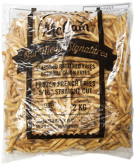 [맥케인] 미국산 양념감자튀김 케이준후라이 2kg(냉동)_치즈왕자MCCAIN, 2kg, 2팩