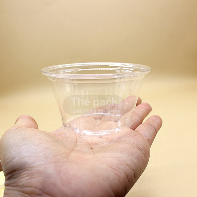 PH 투명소스통 + 뚜껑 7.5cm x 4cm, 50개입, 4개