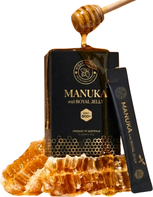 굿데이허니 마누카 위드 로열젤리 800+ 호주 꿀스틱 허니스틱 스틱허니, 10개, 12g