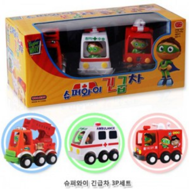 h30 슈퍼와이 긴급차(풀백미니카3P세트), 1개