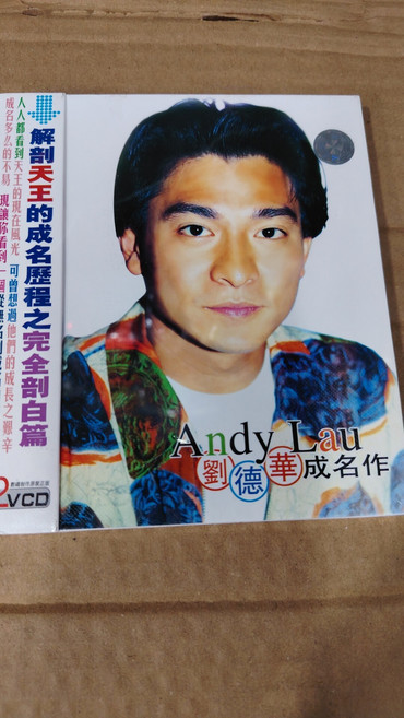 劉德華 經典歌曲 VCD 專輯 2張碟片 16首, 1個