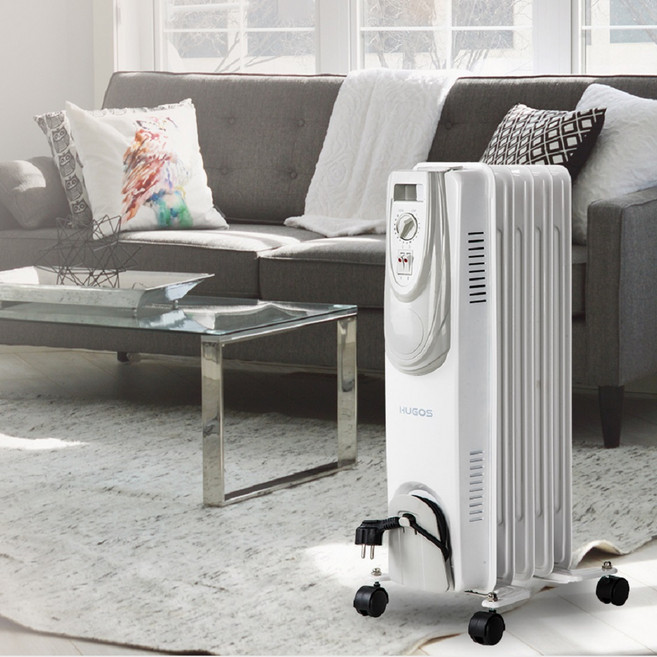 사라 휴고스 전기라디에이터 화장실 욕실 난방기 동파방지 가정용 업소용 전기히터 5핀 9핀 11핀 15핀, 1. BR-05 5핀 1100w