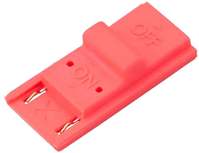 NS 스위치 조이콘용 RCM 클립 도구 단락 커넥터 ，RCM 지그, 빨간.