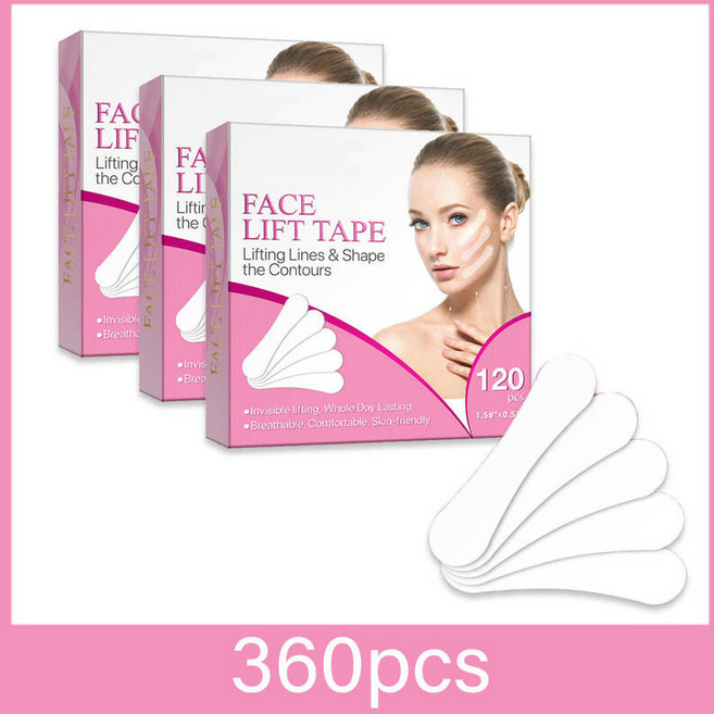 리프팅밴드 얼굴 패치 리프팅 스티커 라인 주름 처진 당김 접착 케어 테이프