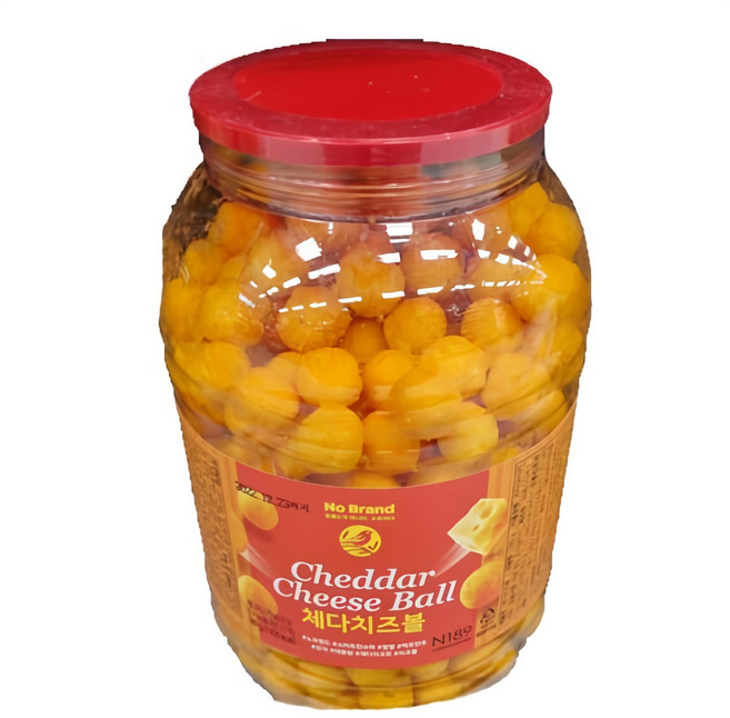 노브랜드 체다치즈볼 2ea, 370g, 2개