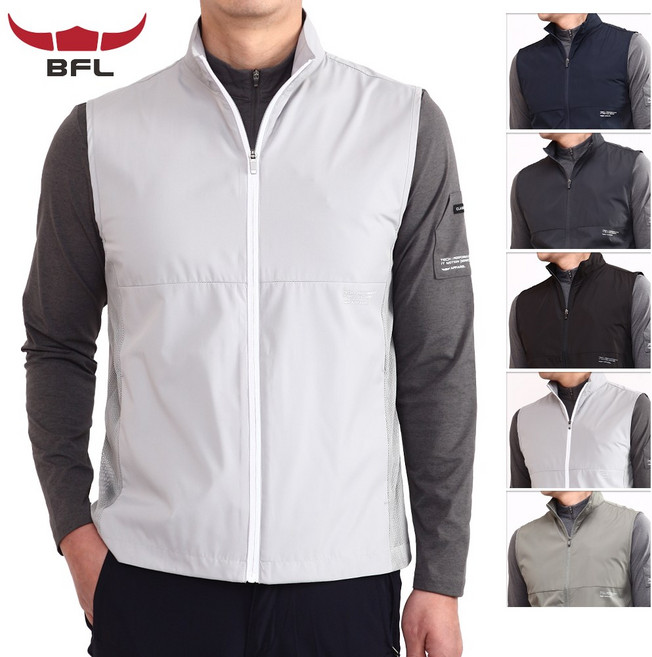 샤인힐즈 봄여름 BF 우븐 통풍 메쉬 아웃도어 조끼 BF6304