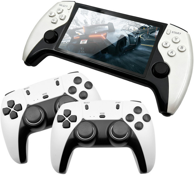 SF3500 레트로 휴대용 게임기 5인치 대형 화면 핸드헬드 게임기 22000 게임 오락실 게임 콘솔, 22000게임P2