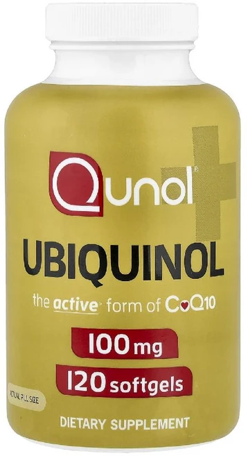 Qunol 퀴놀 유비퀴놀 100mg 소프트젤 120정, 120g, 1개 - 쿠팡