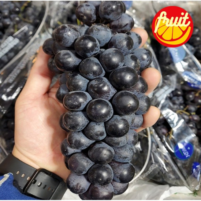 [당도최강]탱글한 껍질 촉촉한 과즙 입안에서 터지는 풍미 폭발 블랙포도, 1박스, 1kg