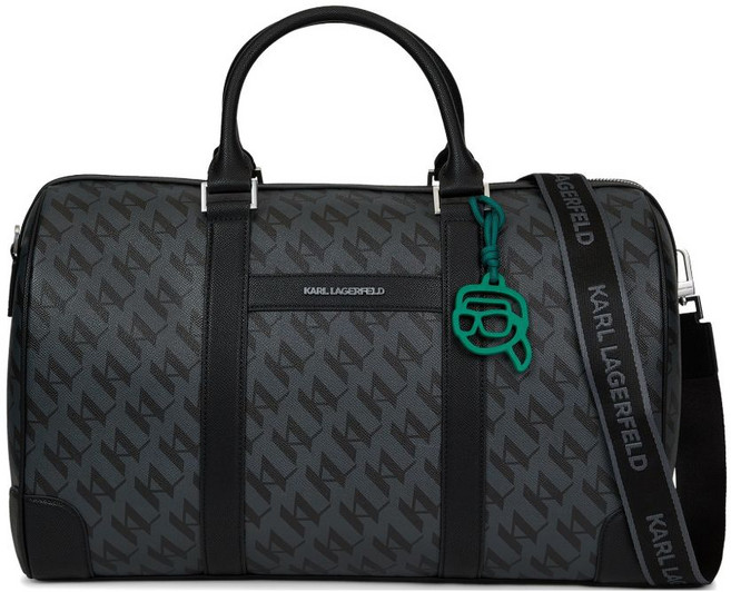 칼 라거펠트 아이콘 모노그램 더플 백