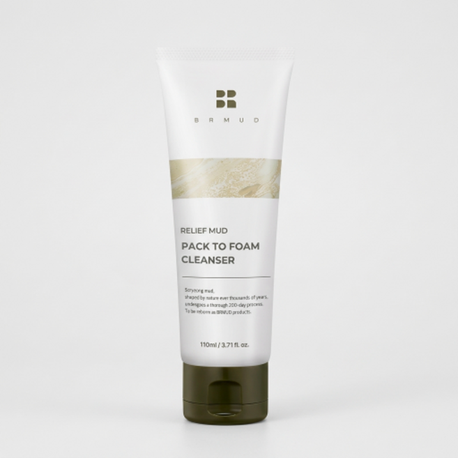 비알머드 릴리프 머드 팩투폼 클렌저 110ml, 1개