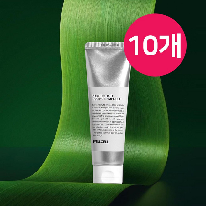 이븐로엘 헤어에센스 헤어단백질크림 헤어수분크림 헤어볼륨에센스 영양제 아르간오일, 120ml, 10개
