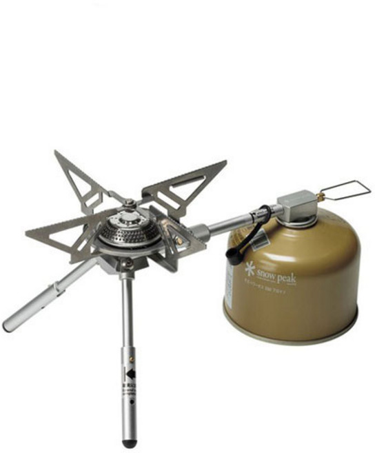 GS-370 스노우피크 snow peak 야엔 스토브레기 최대출력 2900kcal, 1개, 실버