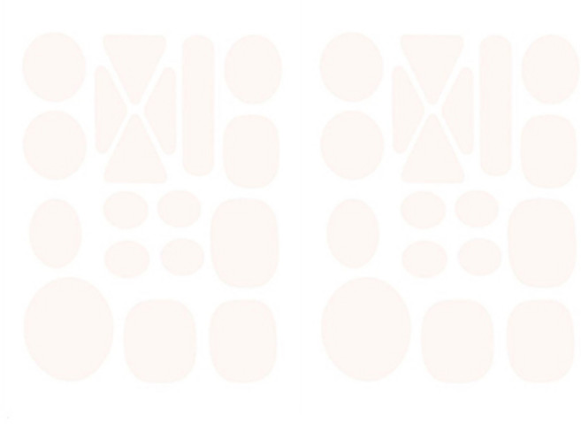 아싸레 성인 패딩 텐트 수선 패치 어린이 의류 수선 테이프, 1개, 아이보리 원형