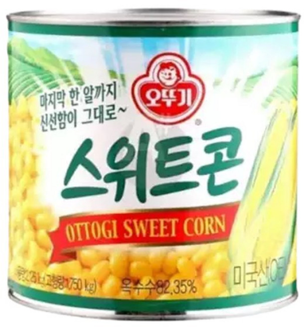 오뚜기 스위트콘 2.12KG X 6개 식자재 식당용 콘치즈 콘샐러드 식재료