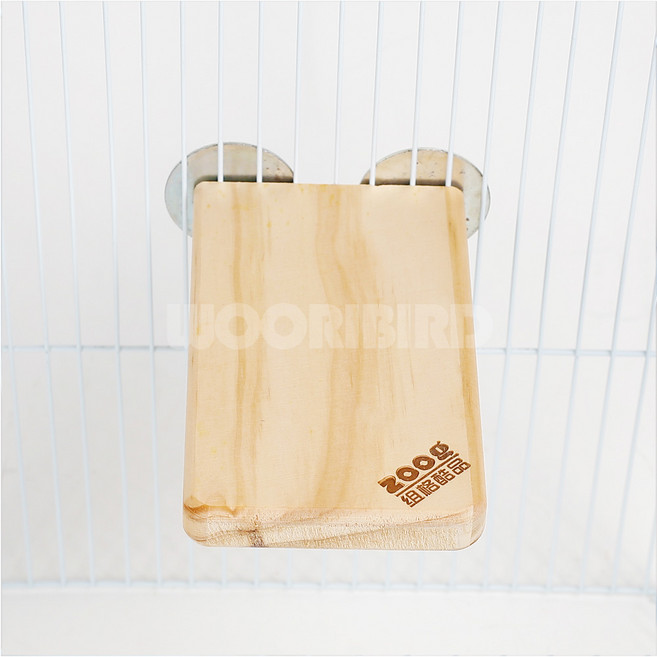 ZOOG 사각평상 횃대(소) LS-140 횟대 장난감 앵무새 다람쥐 친칠라 점프대, 1개