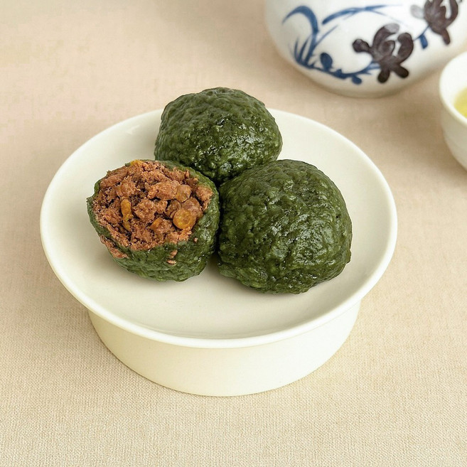 참진주로컬푸드 제주 해풍쑥으로 만든 밥알쑥찹쌀떡 쑥떡 개별포장 간식, 24개, 100g