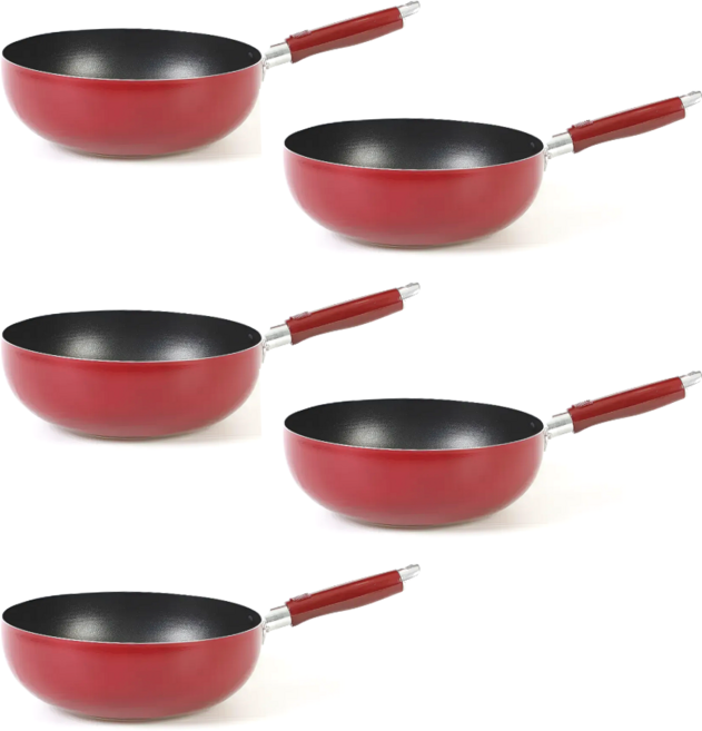 조은요리 국내산 코팅 궁중팬, 5개, 28cm