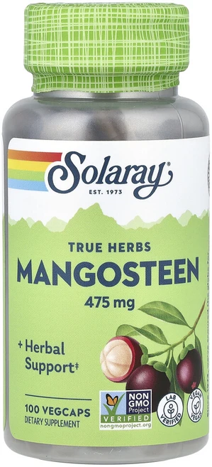 솔라레이 True Herbs 망고스틴 475mg 베지 캡슐 100정, 1개 - 쿠팡