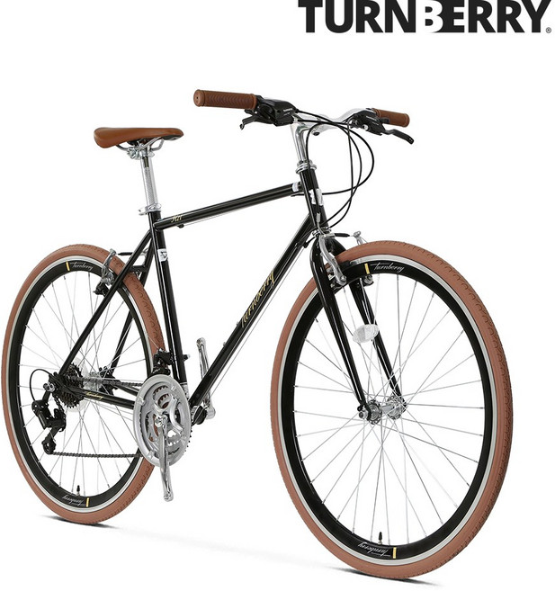 [무료조립] 알톤 턴베리 H21 하이브리드자전거 시마노 21단 700C 하이텐스틸 시마노 원터치 변속레버 클래식디자인 출퇴근 등하교, H21_블랙_500, 무료완조립(98%), 1개, 블랙, 176cm