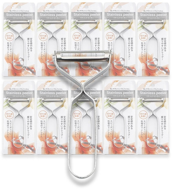 스텐 감자칼 야채 필러 채칼 감자깍는 칼 일본X10개 uts3+bKo