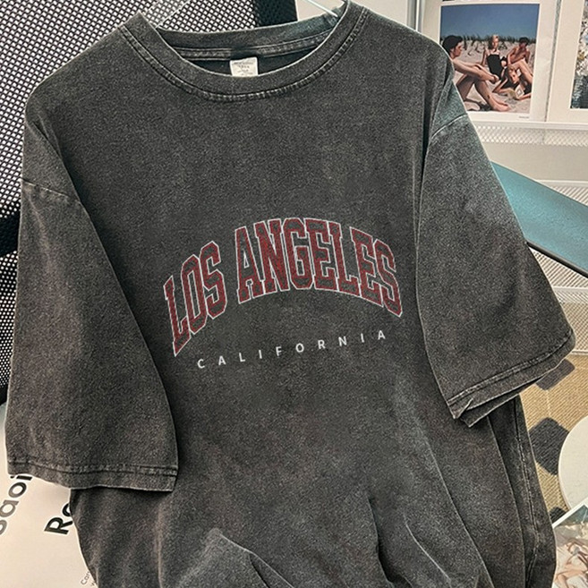 10종 피그먼트 워싱 코튼 반팔 티셔츠