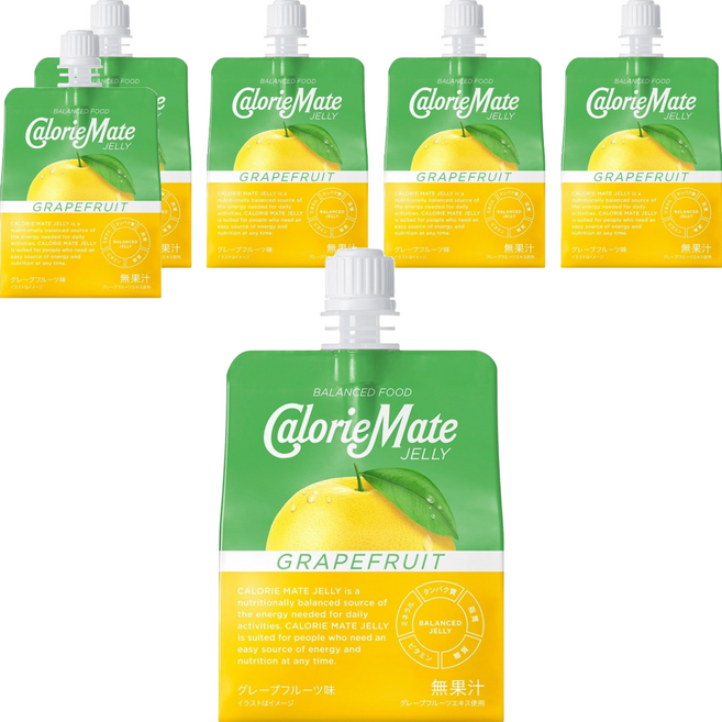 CalorieMate Balance 食物果凍 葡萄柚口味, 6個, 215g
