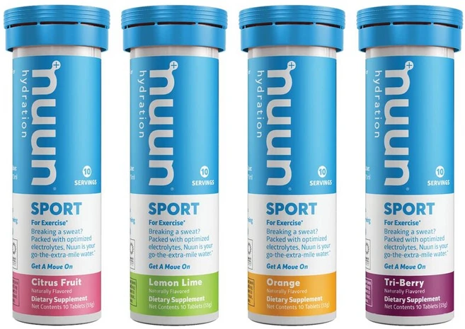 Nuun Sport 전해질 미네랄 음료 Citrus Berry Mix & Juicebox Mix 10정 4팩, 1개, 시트러스 프룻+레몬라임+오렌지+트라이베리 - 쿠팡