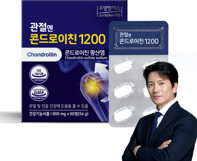 주영앤에스 관절엔 콘드로이친1200, 60정, 1개 - 쿠팡