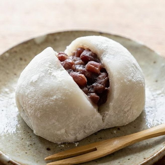 국산 찹쌀떡 6개입 1팩 350g 쫀득 찹쌀 모찌 아침대용 냉동 떡 빙수 간식, 찹쌀떡 6개입 1팩 (350g), 60g, 1개