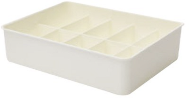 올리브엣 프리미엄 칸칸이 정리함 10칸, 화이트, 2개