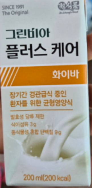 그린비아 플러스케어 화이바, 48개, 200ml