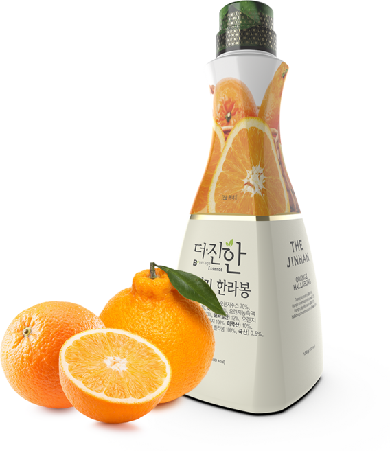 웰파인 더진한 오렌지한라봉 농축액 1.5kg, 3개