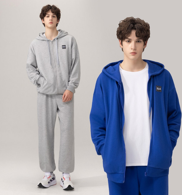 에버라스트 남자 미니쭈리 트레이닝 세트 후드집업 + 조거팬츠