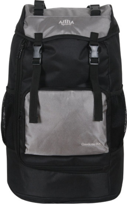 우주시티 T652 60리터 대형 나물배낭 등산배낭, 그레이