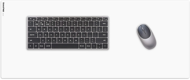 GOGOFREE 강화유리 마우스패드 게이밍 마우스 장패드 330X800mm XXXL, 1개, 화이트,330x800mm