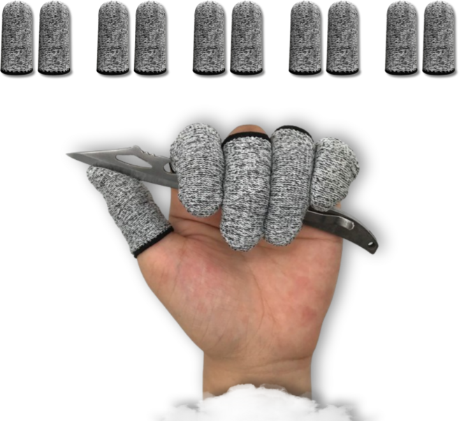 247Products 베임방지 안심골무, 10개, 그레이