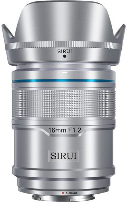 SIRUI 스나이퍼 23mm 오토포커스 렌즈 A5 A6 FX30 ZV-E10용 F1.2 광각 APS-C 카메라 렌즈E 마운트 블랙, 16mm, Silver