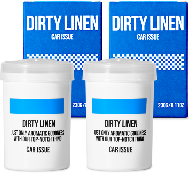 더티린넨 차량용 탈취제, 카이슈, 2개