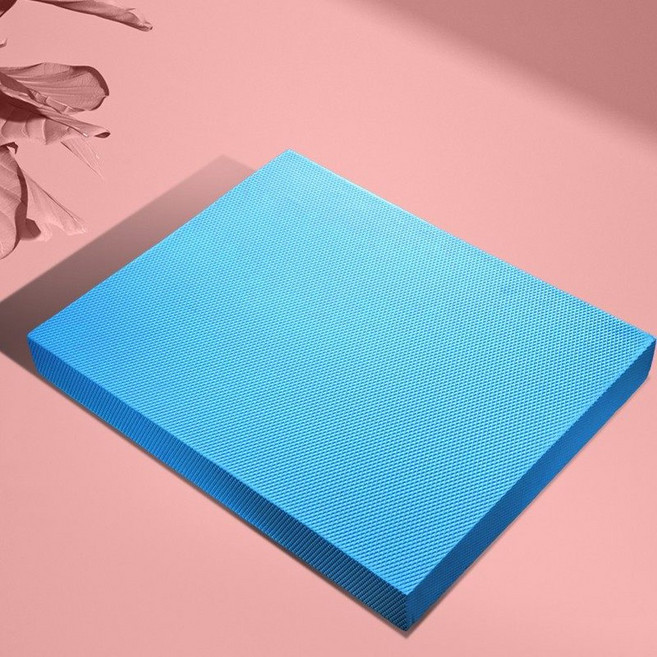 헬스 밸런스 사각 운동 쿠션 폼 두께 홈트 매트 훈련 소음 두꺼운 블록, 12 스카이블루미디움(40x30x4cm), 50mm, 1개