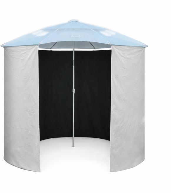 아띠꼴로 WIND 파라솔가림막 파라솔바람막이 파라솔천막 파라솔덮개 낚시파라솔 겨울파라솔, 실버_소형4.6M