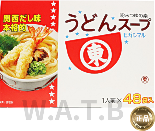 일본 히가시마루 우동스프 384g(8g x 48p) 우동다시 우동국물 오뎅탕 W.A.T.B, 800g, 1개