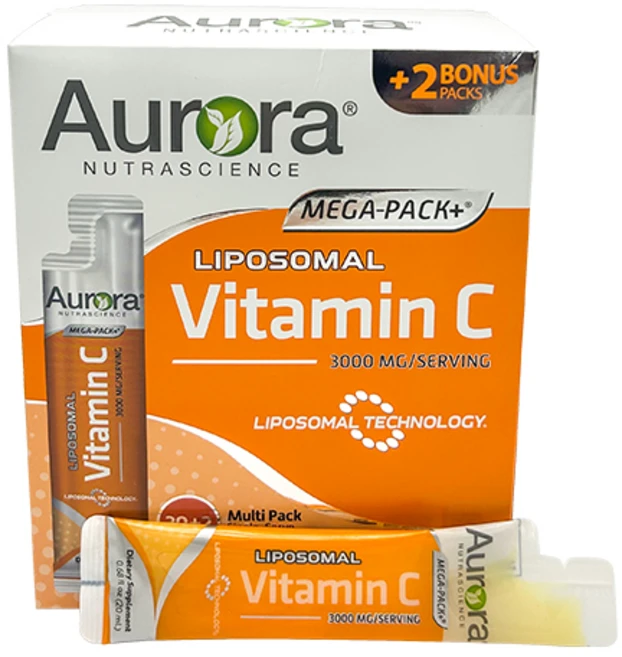 고함량 리포조말 오로라 비타민C 1Box (1포 3 000mg/32포/1Box), 32개 - 쿠팡