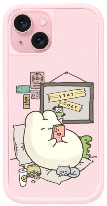 COMPLE MagSafe感應式卡槽防摔殼_悠遊卡手機殼 x 磁吸無線充電 For iPhone（布布By草郎_1）