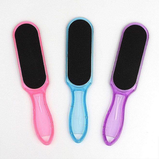 양면 풋파일 뒤꿈치각질제거 발 각질제거 굳은살관리 손잡이형 X5개 기 풋케어 클리너 뒤꿈치관