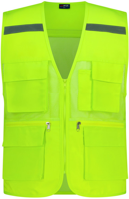 다원 망사 안전조끼 작업조끼 형광조끼 단체조끼 여름망사조끼 교통조끼 방역조끼 인쇄제작, 인쇄 없음, 1개