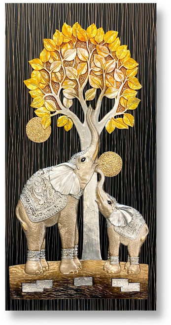 돈들어오는그림 돈나무 코끼리 거실 인테리어 그림 액자