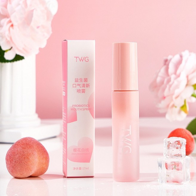 馬上寄 口噴 口腔清新噴霧 去異味 接吻神器 薄荷水蜜桃, 1瓶
